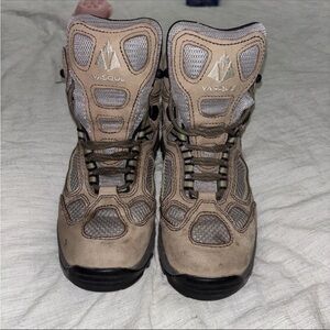 Vasque Beige and Gray Hiking Boots
